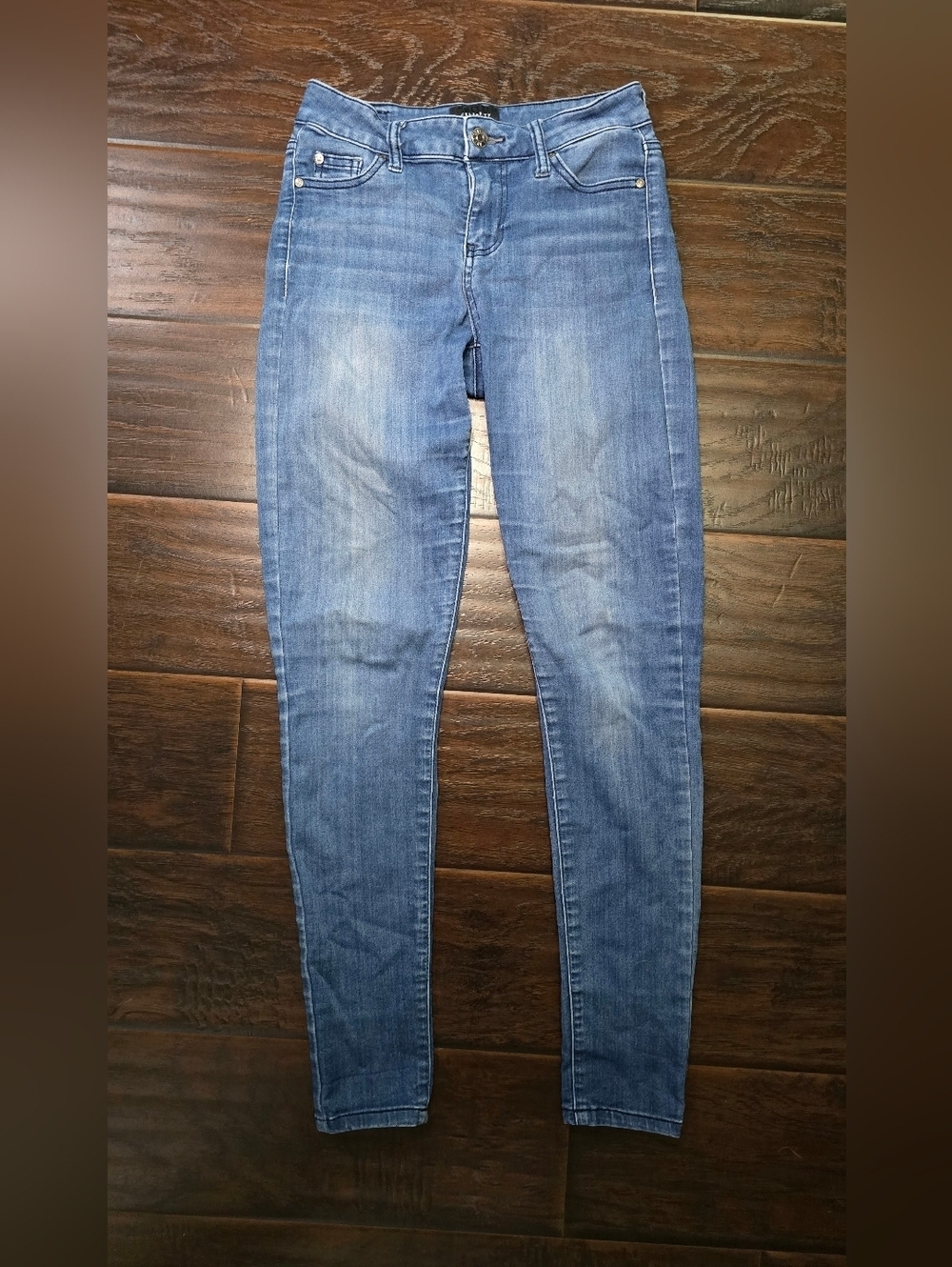 Celebrity Pink Juniors Women Dawson Super Skinny Denim Blue Jeans 3x26